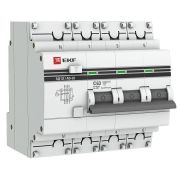 Дифференциальный автомат АД-32 3P+N 63А/30мА тип АС х-ка C эл. 270В 4,5кА EKF
