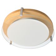 Светильник Полесье 300 НПБ 09-2х40-002 М95 бел/сосна/хром ИУ