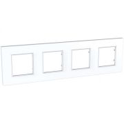 Рамка  4м бел «Unica» QUADRO (Schneider Electric MGU2.708.18