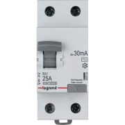 УЗО ВДТ RX3 2п 25А  30мА тип AC Legrand 402024