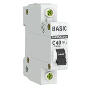 Автоматический выключатель ВА 47-29,  1P  40А (C) 4,5kA  BASIC  EKF