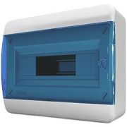 Щит навесной 12 мод. IP41, прозрачная синяя дверца BNS 40-12-1 Tekfor