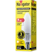 Лампа LED  5Вт E27 свеча матовая C37 2700K NLL-P «Standard» Navigator 94481
