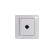 Розетка TV проходная (мех)  4DB «Glossa» бел. GSL000192 (Schneider Electric)