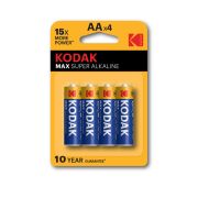 Батарейка  LR6-4BL MAX SUPER Alkaline (АА) Kodak