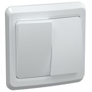 Выключатель с/п 2кл белый 10А (ВС10-2-0-ВБ) ВЕГА IEK