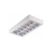 Светильник  Technolux накладной TL 2x18 W  растр белого цвета (10058)