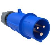 Вилка силовая переносная 023 2Р+РЕ 32А-6ч/200-250В IP44 MAGNUM ИЭК