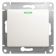 Переключатель  с/п 1кл с подсветкой  сх.6а, мех.  перламутр  Glossa GSL000663 SE