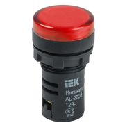 Лампа сигнальная AD22DS(LED)матрица d22мм красный  12В AC/DC ИЭК