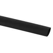 Термоусадочная трубка 12/6 (по 1м) чёрная ТУТ нг (50шт/уп) 21-2006  Rexant