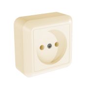 Розетка о/п 1м «ПРИМА» RA10-164-SI -СЛ. КОСТЬ