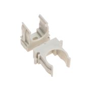 Держатель с защелкой  D20мм ДЛЯ МОНТАЖНОГО ПИСТОЛЕТА серый (100шт/уп) 28-0420-1 REXANT