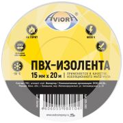 Изолента ПВХ «AVIORA» белая 15мм х20м