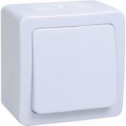 Выключатель о/п 1кл IP54 (цвет клавиш: белый) ВС20-1-0-ГПБ ГЕРМЕС PLUS ИЭК