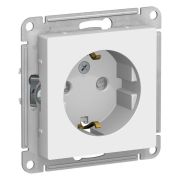 Розетка  с/п  1м  с з/к со шторками (мех) белый  AtlasDesign 16А ATN000145  SE