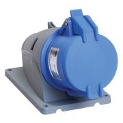Розетка силовая настенная 123 2Р+РЕ 32А-6ч/200-250В IP44 MAGNUM ИЭК