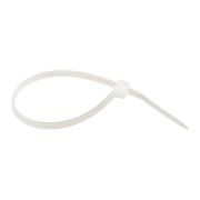 Кабельная стяжка  120х2,5 белый нейлон (100шт) EKF