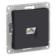 Розетка  с/п  1м компьютерная RJ45  (мех)  Карбон AtlasDesign ATN001083 SE