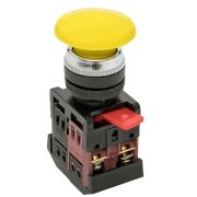 Кнопка  AEA-22 «Грибок» желтый NO+NC EKF PROxima