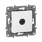 Розетка TV звезда 1м (мех) белая ETIKA Legrand 672251