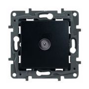 Розетка TV звезда 1м (мех) антрацит ETIKA Legrand 672651