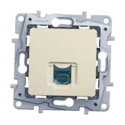 Розетка компьютерная 1м (мех) RJ45  сл.кость, кат.5 UTP ETIKA Legrand 672341