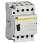 Контактор модульный КМ 4п  40-40МР AC (3 мод.) с ручным управлением KARAT IEK