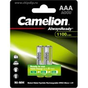 Аккумулятор AAA 1100мАч Ni-Mh   Always Ready BL-2 (NH-AAA1100BP2, аккумулятор,1.2В) CAMELION