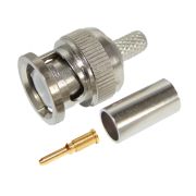 Разъем штекер BNC RG-6 обжим (уп.100шт) REXANT 05-3003