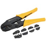 Клещи обжимные  0,5- 6,0 мм² (набор: КО-01 + 4 сменных матрицы) ARMA2L 3  IEK