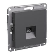 Розетка компьютерная RJ45, кат. 5Е, (мех) Базальт AtlasDesign | ATN001483 | SE