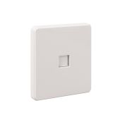 Розетка  с/п компьютерная RJ45 кат6 Перламутр ROUND KR-78-0724-1  KRANZ