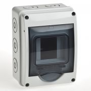 Корпус пластиковый навесной  3мод IP66 ЩРН-П-3 (120х160х93мм) с вертик. дверцей Рувинил 69003