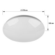 Светильник LED накладной  18Вт 6500K 1230Лм IP20 Element Ø256мм (без ДУ) SPB-6-18-6,5K ЭРА