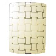 Светильник «Плетенка» 210х245 НББ 21-60 М21 матовый шампань/хром ИУ