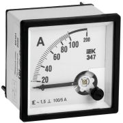 Амперметр Э47  100/5А кл. точн. 1,5 72х72мм  ИЭК