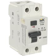 Выключатель дифференциального тока ВДТ R10N 2P 25А 10мА тип AC  IEK ARMAT