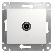 Розетка  с/п  TV оконечная коннектор мех. белый  Glossa  GSL000193  SE