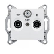 Розетка с/п TV/R/SAT (мех) оконечная 1ДБ бел. «Sedna»SDN3501321 (Schneider Electric)