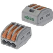 Клемма WAGO 222-413 3х2,5(4)мм² (50шт/уп)