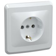 Розетка с/п 1м c з/к белый без з/ш 16А (РС10-3-ВБ) ВЕГА IEK