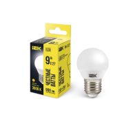 Лампа LED  9Вт E27 шар G45 3000К 230В ECO ИЭК