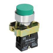 Кнопка  LAY5-BL31 без подсветки зеленая 1з ИЭК