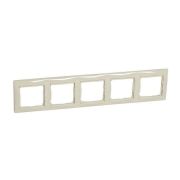 Рамка  5м  Legrand  VALENA сл.к. гориз.774355