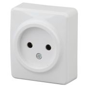 Розетка  о/п  1м  б/з  белый 11-2201-01 ЭРА Эксперт  Б0031551