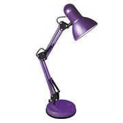 Лампа настольная  КD-313 С12 220В 60Вт Е27 фиолетовый Camelion