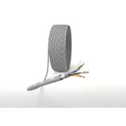 Провод  для комп. сетей FTP 4х2х0,5  внутр.прокладки, F-4-PVC (CU), Б0044688 ЭРА