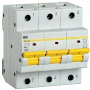 Автоматический выключатель ВА 47-150 3п 125А 15кА х-ка С ИЭК