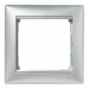Рамка  1м  Legrand  VALENA алюминий 770151